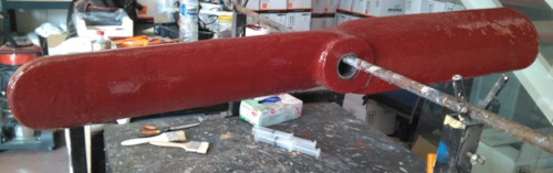 S-au aplicat 2 straturi de protectie din seria 4000